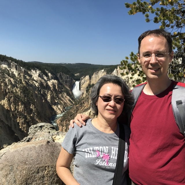 "Grand Canyon of Yellowstone" waterfall