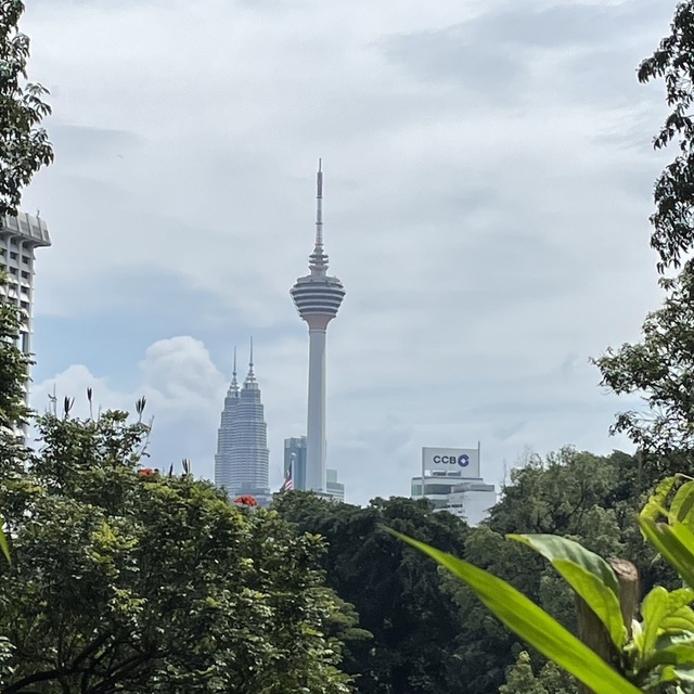 City view from the KL park
