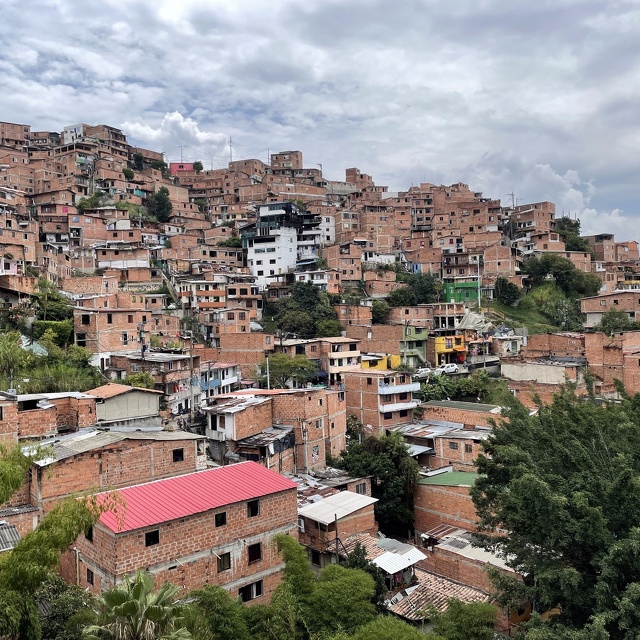A view of the hillside Comuna