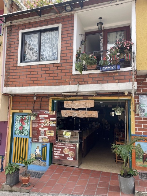 We ate lunch at this restaurant shop-house