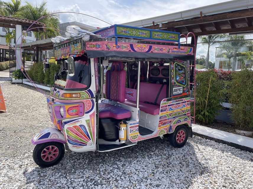 A tricked-out tuk-tuk