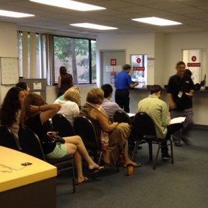 The Chinese embassy visa office