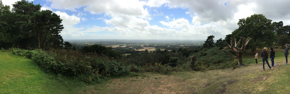 panorama from Leith Hill