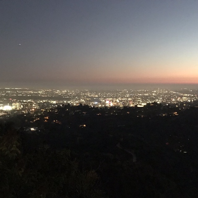 sunset from Griffith Observatory, LA