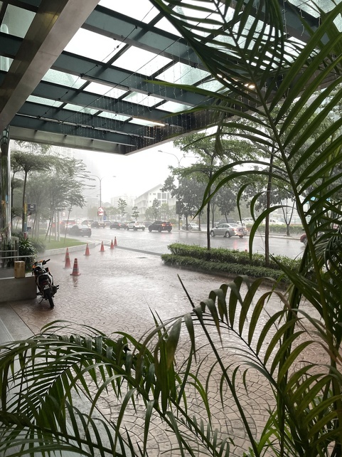 Heavy rain in KL