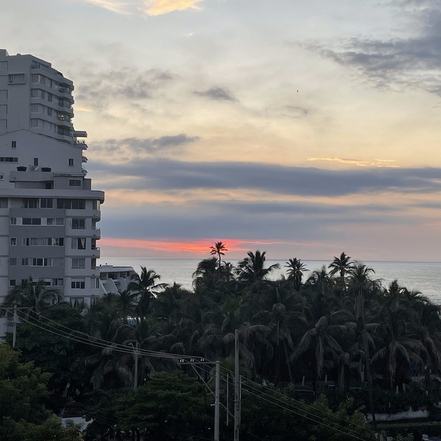 Sunset at Hotel Caribe