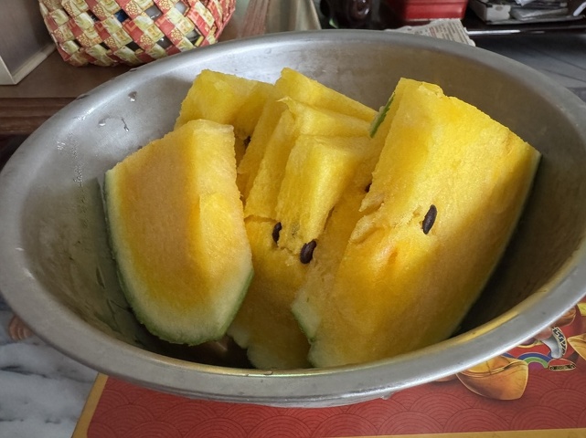 yellow watermelon